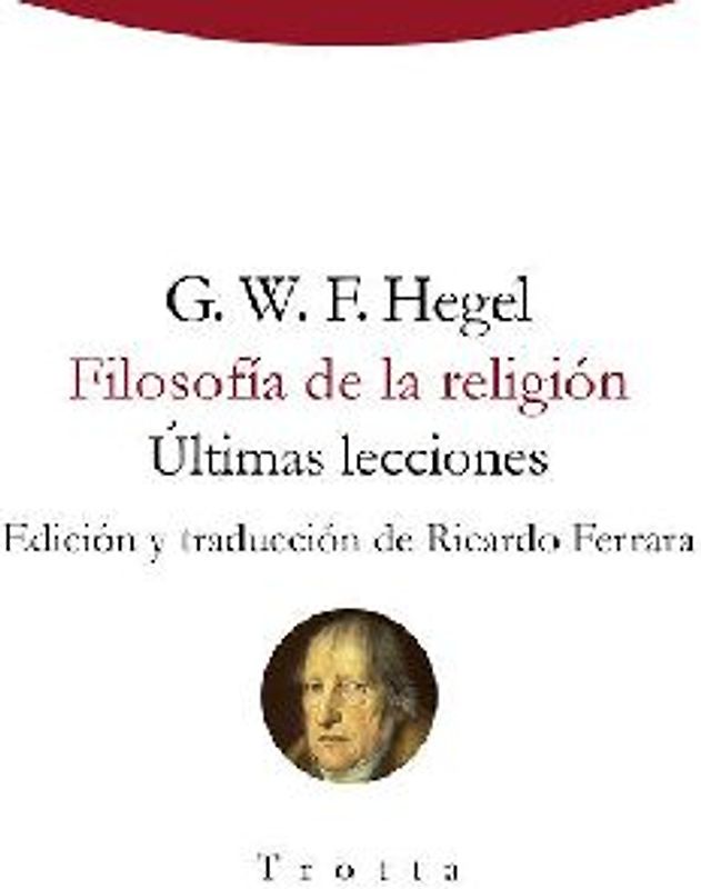 Filosofía de la religión : últimas lecciones