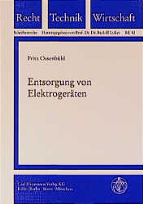 Entsorgung von Elektrogeräten