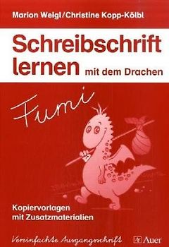 Schreibschrift lernen mit dem Drachen Fumi