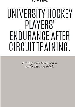 University hockey players' endurance after circuit training