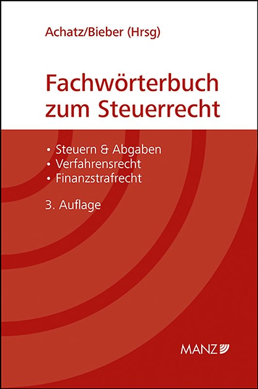 Fachwörterbuch zum Steuerrecht