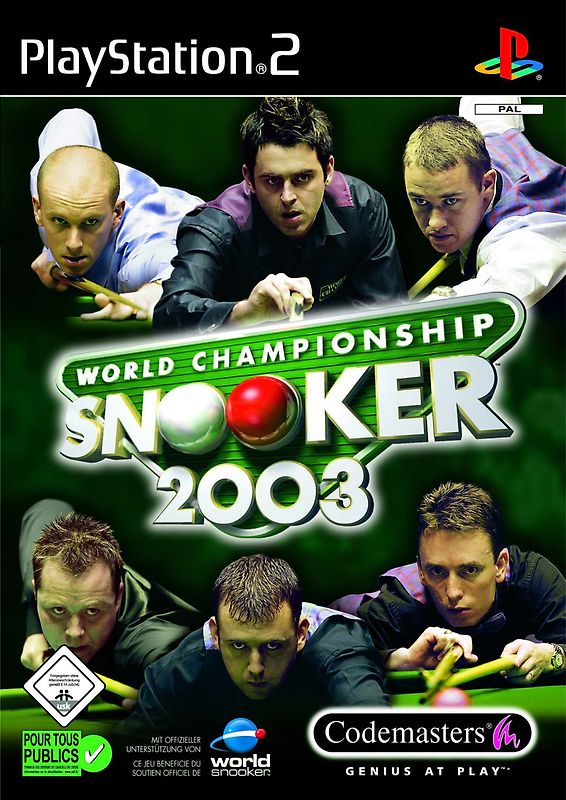 World Championship Snooker 2003 PlayStation 2