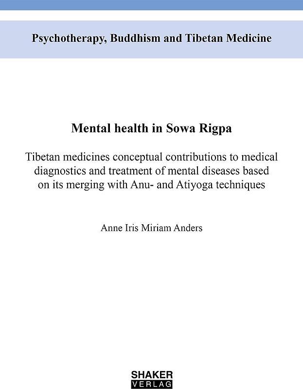 Mental health in Sowa Rigpa
