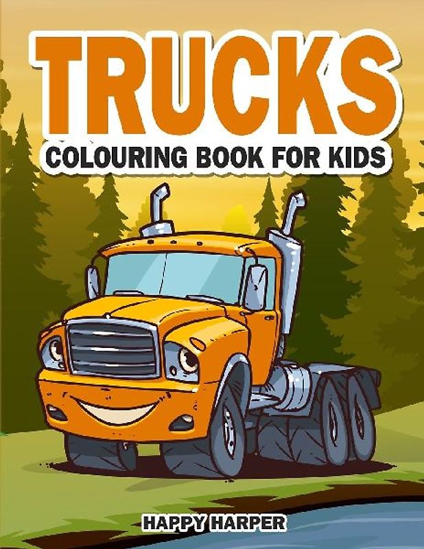 Trucks Colouring Book