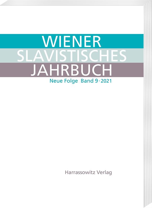 Wiener Slavistisches Jahrbuch. Neue Folge 9, 2021