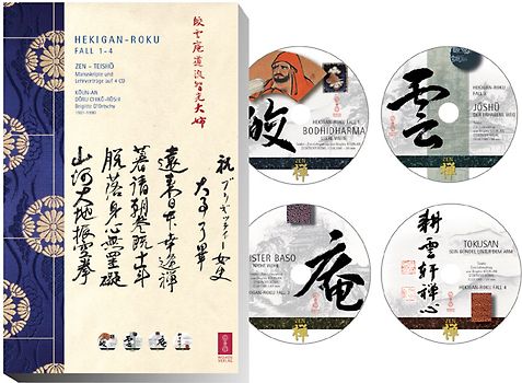 HEKIGAN-ROKU - Medienkombination - 4 Teisho auf 4 CDs mit Manuskriptbuch -  Band 1 - Fall 1-4