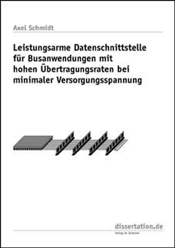 Leistungsarme Datenschnittstelle für Busanwendungen mit hohen Übertragungsraten bei minimaler Versorgungsspannung