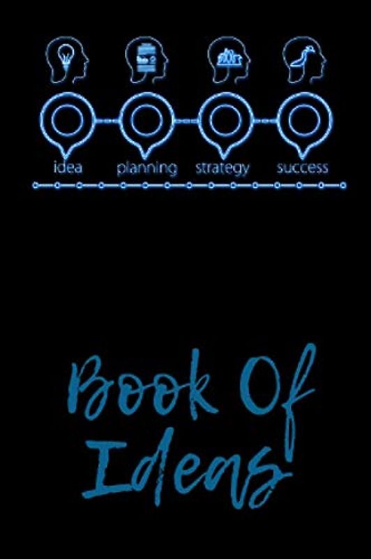 Book Of Ideas: Pocket-sized notebooks for ideas, lined, (110 pages, 4’’x 6’’)