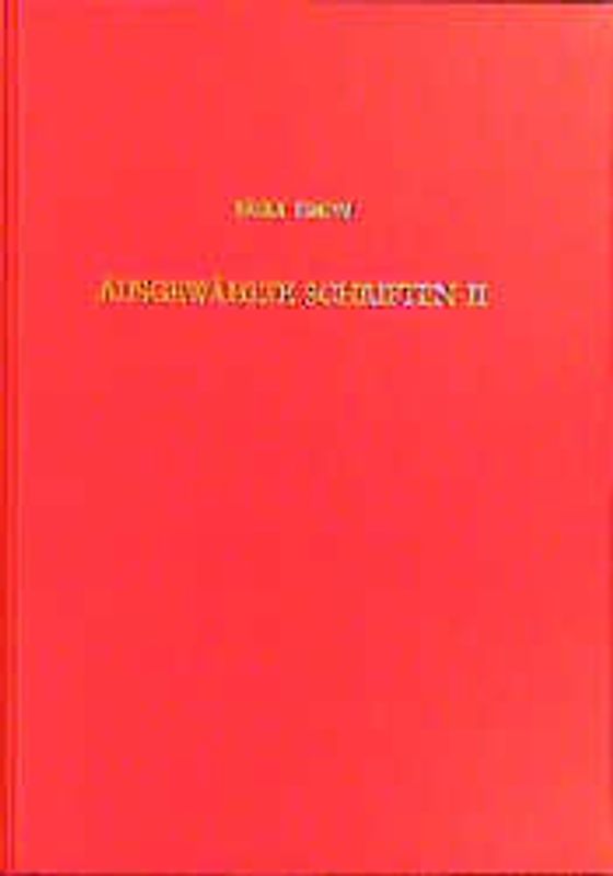 Ausgewählte Schriften / Römische Kunst