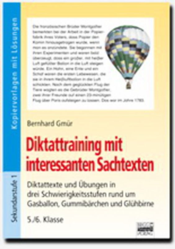 Brigg: Deutsch / Diktattraining mit interessanten Sachtexten