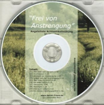 Frei von Anstrengung. Audio-CD.