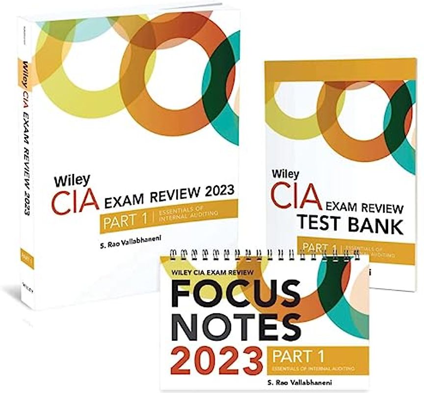 Wiley CIA 2023: Exam Review + Test Bank + Focus Notes, Essentials of Internal Auditing Set (Wiley CIA, 1)