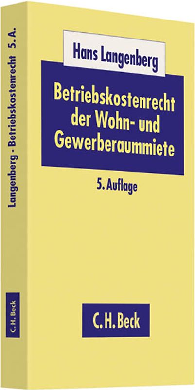 Betriebskostenrecht der Wohn- und Gewerberaummiete