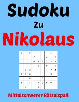 Sudoku Zu Nikolaus: Mittelschwerer Rätselspaß