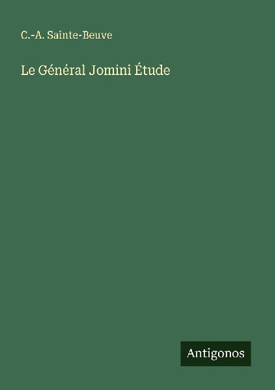 Le Général Jomini Étude
