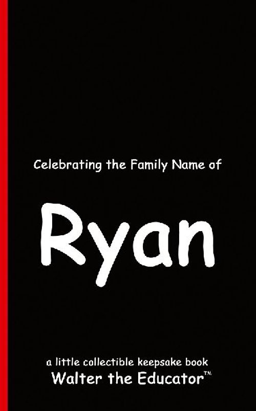 Celebrating the Family Name of Ryan