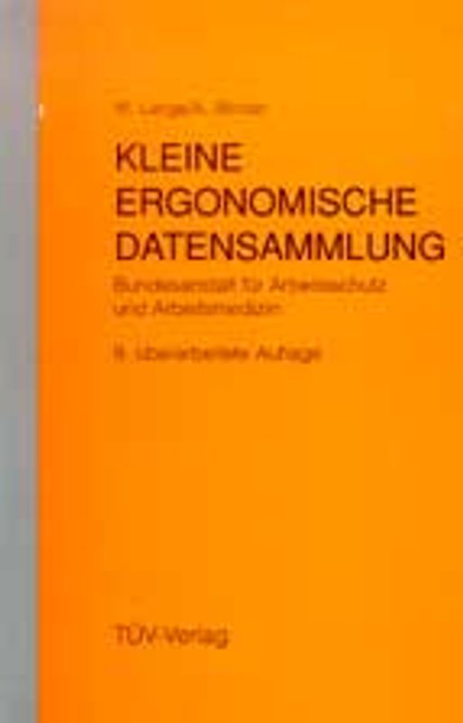Kleine ergonomische Datensammlung