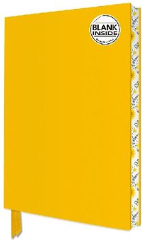 Sunny Yellow Blank Artisan Notebook (Flame Tree Journals)