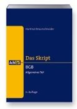BGB Allgemeiner Teil
