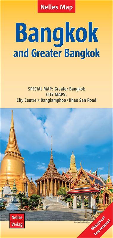 Nelles Map Landkarte Bangkok and Greater Bangkok