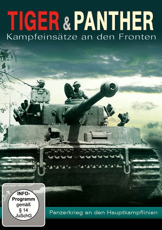 Tiger & Panther-Panzerkrieg an den Hauptkampflinie DVD