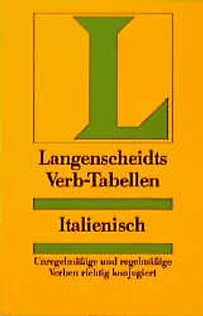 Langenscheidt Verb-Tabellen. Italienisch