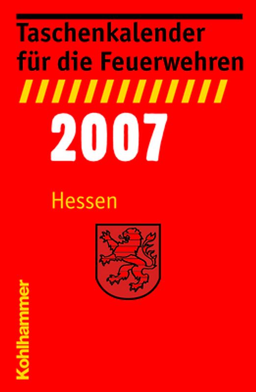 Taschenkalender für die Feuerwehren 2007