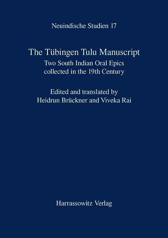 The Tübingen Tulu Manuscript