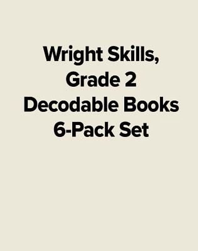 Wright Skills, Grade 2 Decodable Books 6-Pack Set