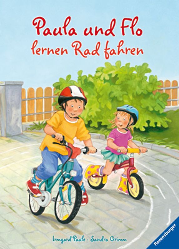 Paula und Flo lernen Rad fahren