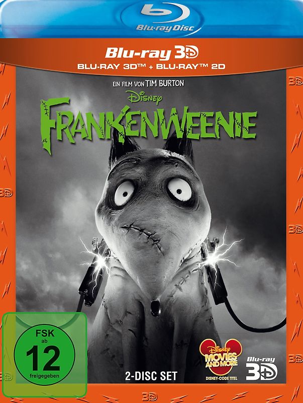 Frankenweenie [Blu-ray 3D + 2D] 3D Blu-ray Disc