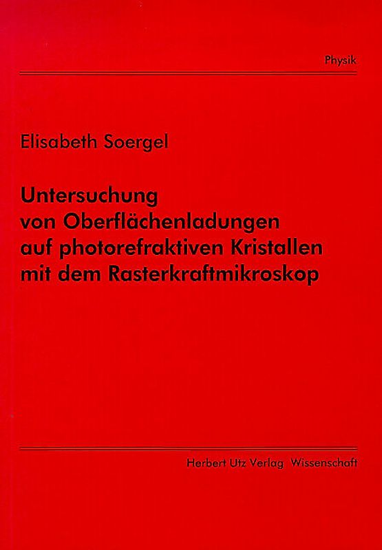 Untersuchung von Oberflächenladungen auf photorefraktiven Kristallen mit dem Rasterkraftmikroskop