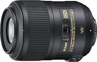 Nikon AF-S Micro DX NIKKOR 85 mm F3.5 ED G VR  52 mm Filtergewinde (Nikon F Anschluss) schwarz