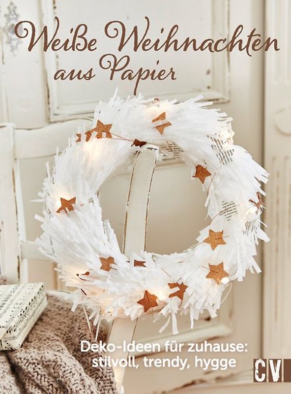 Weiße Weihnachten aus Papier