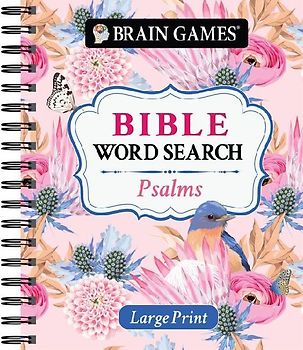 Brain Games - Large Print Bible Word Search: Psalms