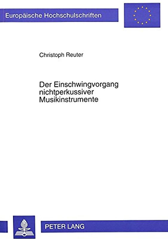 Der Einschwingvorgang nichtperkussiver Musikinstrumente