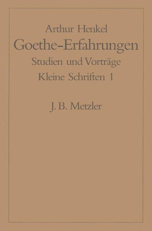 Goethe-Erfahrungen
