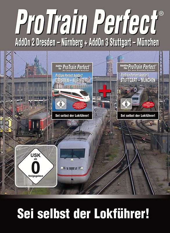 ProTrain Perfect Bundle 2 & 3 (Dresden - Nürnberg & Stuttgart - München) PC Spiele