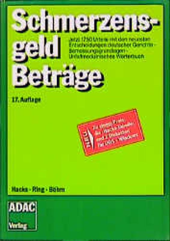 Schmerzensgeld-Beträge