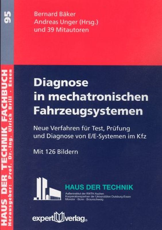 Diagnose in mechatronischen Fahrzeugsystemen, I: