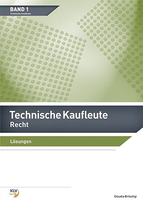 Technische Kaufleute Recht