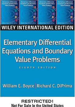 Elementary Differential Equations and Boundary Value Problems