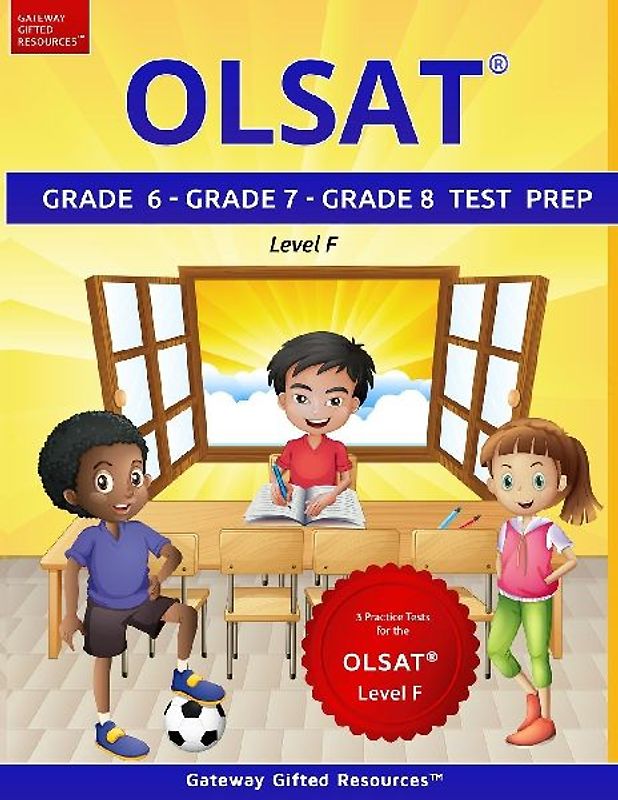OLSAT Grade 6, Grade 7, Grade 8 Test Prep Level F