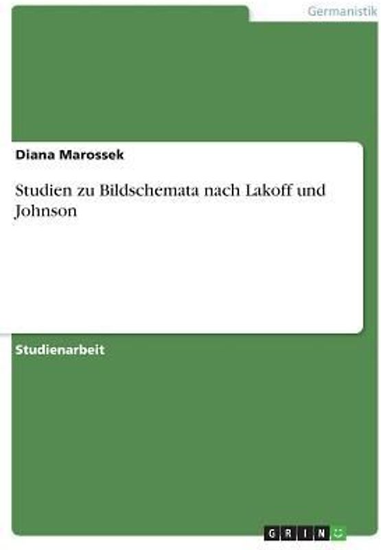 Studien zu Bildschemata nach Lakoff und Johnson