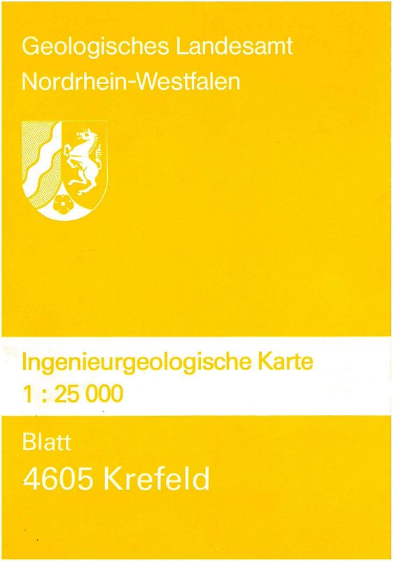Ingenieurgeologische Karten. 1:25000 / Krefeld