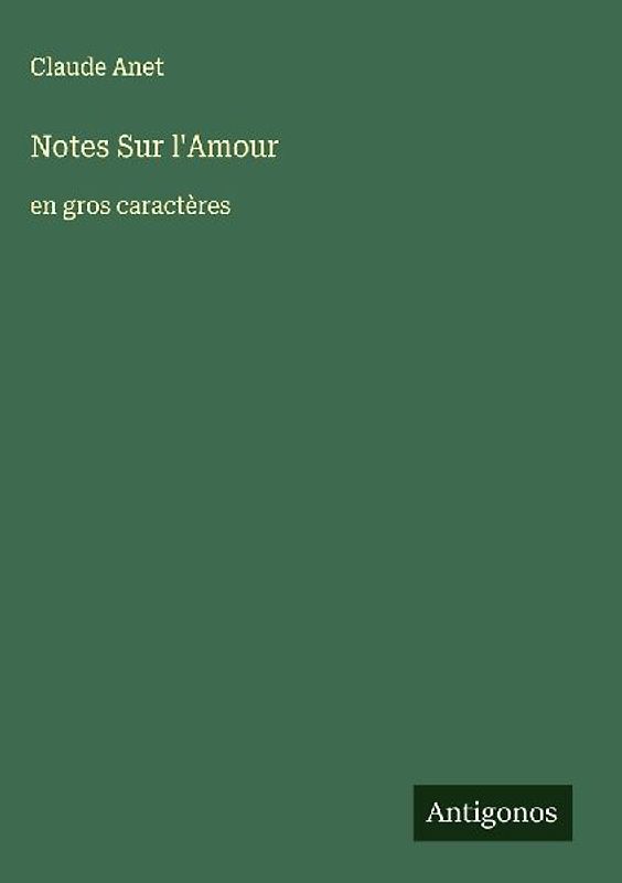 Notes Sur l'Amour