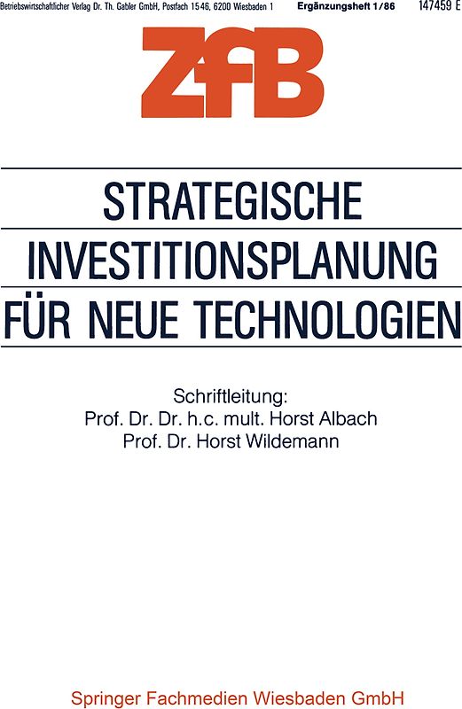 Strategische Investitionsplanung für neue Technologien