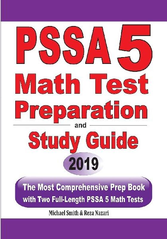 PSSA 5 Math Test Preparation and Study Guide