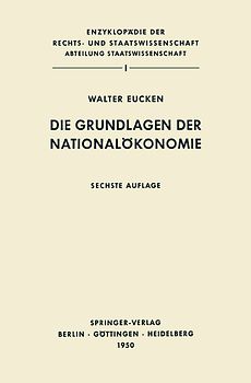 Die Grundlagen der Nationalökonomie