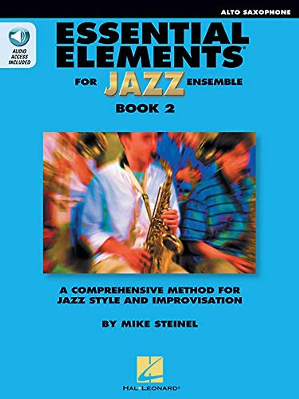 Essential Elements for Jazz Ensemble - Book 2 - Eb Alto Saxophone (Book/Online Audio)